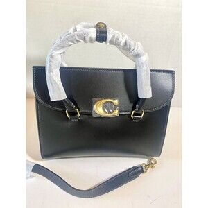 Coach Broome Purse Handbag Carryall Black Glovetanned Leather CP119 EUC